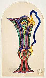Design for a Pitcher by Anonymous, French, 19th century