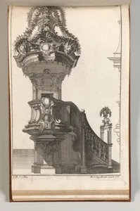 Design for a Pulpit, Plate 1 from an Untitled Series of Pulpit Designs