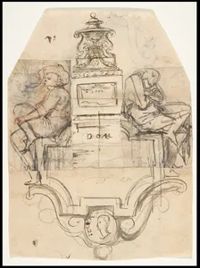 Design for a sepulchral monument; verso: Design for a monument