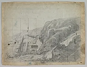 Design for a Stage Set by Eugène Cicéri