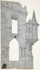 Design for a Stage Set at the Opéra, Paris