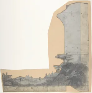 Design for a Stage Set at the Opéra, Paris