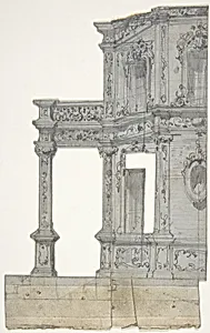 Design for a Stage Set at the Opéra, Paris by Eugène Cicéri