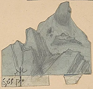 Design for a Stage Set at the Opéra, Paris by Eugène Cicéri