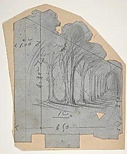 Design for a Stage Set at the Opéra, Paris by Eugène Cicéri