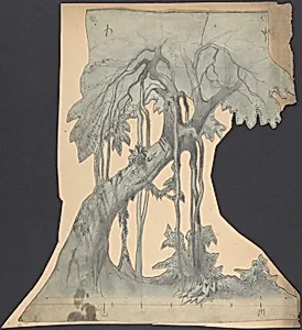Design for a Stage Set at the Opéra, Paris by Eugène Cicéri