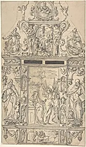 Design for a Tabernacle with the Annunciation