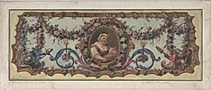 Design for a Tapestry Seat of a Sofa