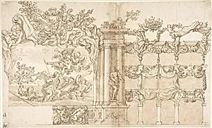 Design for a Theatre, or Hall for a Special Fête by Giacomo Chiavistelli