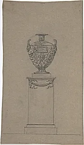 Design for a Tomb with an Urn