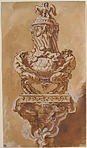 Design for a Vase and Supporting Console