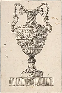 Design for a Vase (recto); Sketch of Small Vase (verso)