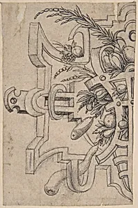 Design for a Vignette in Strap-Work