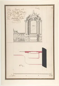 Design for an Altar and Choir Grill, Abbey at Rebais
