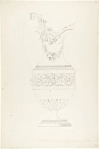 Design for an Urn by Anonymous, French, 18th century