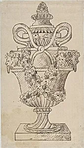 Design for an Urn (recto); Sketches (verso)