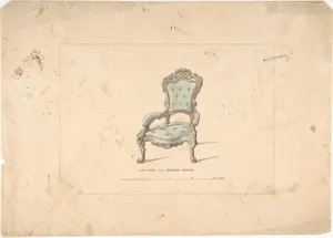 Design for Armchair, François Premier Style