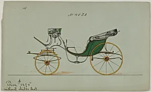 Design for Cabriolet or Victoria, no. 4032