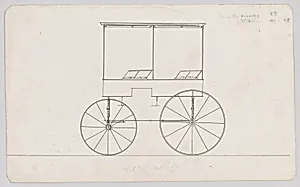 Design for Canopy Top Wagon by Brewster & Co.
