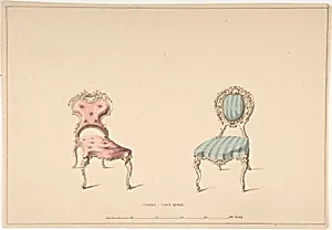 Design for Chairs, Louis Quinze Style