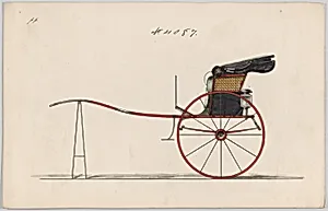Design for Dog Cart or 2 Wheeler, no. 4087 by Brewster & Co.|Herman Stahmer