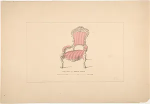 Design for Easy Chair, François Premier Style