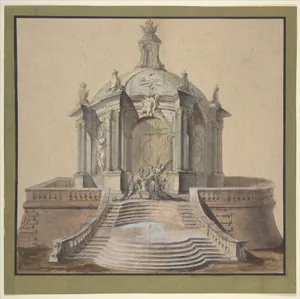 Design for Festival Architecture for an Entry into Paris for the King of Sweden, Frederick I of Hesse