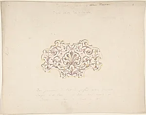 Design for Grand Salon, Ground Floor, Hôtel Candamo by Jules-Edmond-Charles Lachaise|Eugène-Pierre Gourdet
