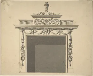 Design for Hall Chimney-piece, Charlemont House, Dublin