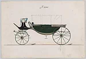 Design for Landau, No. 3282 by Brewster & Co.