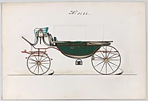 Design for Landau, No. 3292 by Brewster & Co.