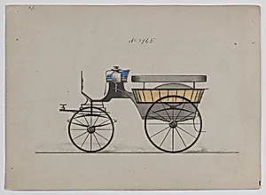 Design for Omnibus or Wagonette, no. 3965 by Brewster & Co.|Herman Stahmer