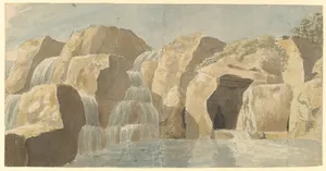 Design for Rock-work and Cascades at Virginia Water, Windsor Great Park