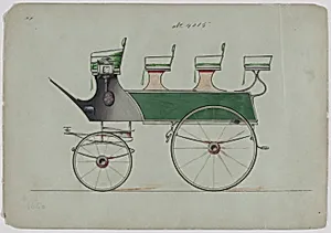 Design for Roof Seat Break, no. 4015