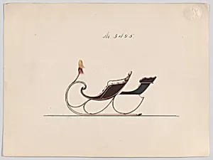 Design for Rumble Sleigh, no. 3485