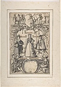 Design for Stained Glass by Hans Ganting the Younger