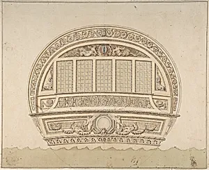 Design for Stem of a Ship by Anonymous, French, 18th century
