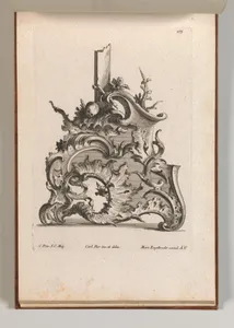Design for the Base of a Crucifix, Plate 2 from: 'Neü inventierte Crucifix= Stöcke'