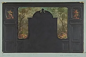 Design for the decoration of the dining room, 20 rue Matignon by Jules-Edmond-Charles Lachaise|Eugène-Pierre Gourdet