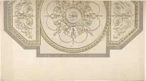 Design for the Gallery ceiling, Richmond House, Whitehall, London