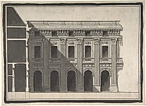 Design for the Garden Façade of the Palais Royal by Victor Louis