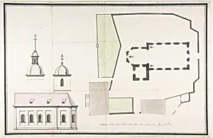Design for the Parish Church of Merkershausen