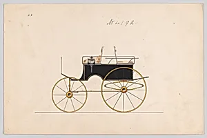 Design for Three-Spring Game Cart, no. 4192
