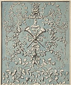 Design for Upright Decorative Panels by Anonymous, French, 18th century