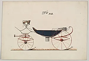 Design for Vis-à-vis/ Caleche, no. 950 by Brewster & Co.