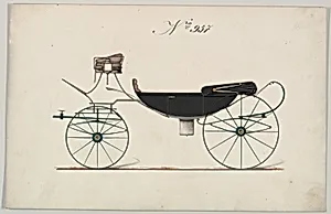 Design for Vis-à-vis/ Caleche, no. 957 by Brewster & Co.|Channing Britton