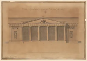 Design of a Greenhouse for the Right Honorable Earl of Coventry, Croome Court, Worcestershire (Elevation)