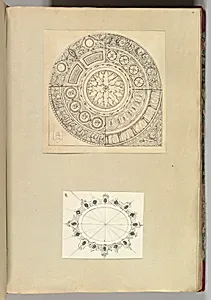 Designs for a Panel of Ornament and a Brooch