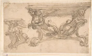 Designs for a Table with Three Variations for the Shape of the Supports