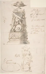 Designs for Decorations in the Throne Room, Royal Palace, Milan